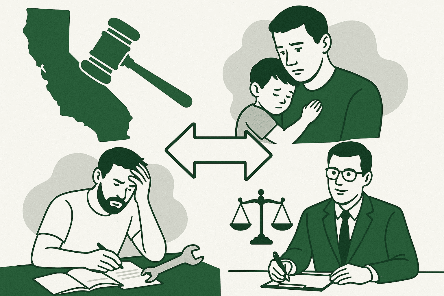 Navigating Divorce as a Father in California: DIY vs. Hiring a Fathers’ Rights Attorney