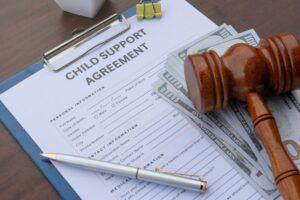 A child support agreement with a 50/50 custody arrangement.